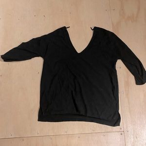 James Perse Scoop neck/back tee